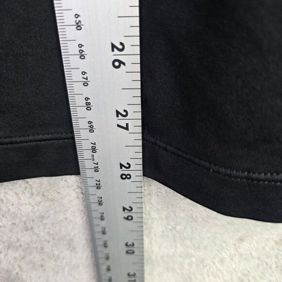 Mens Nike Golf Dri-Fit Tour Performance Black Shirt Long Sleeve Mock Neck XL - Picture 7 of 9